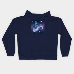 Galaxy fox Kids Hoodie